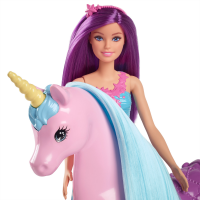 slide 7 of 21, BARBIE Doll & Unicorn, 1 ct