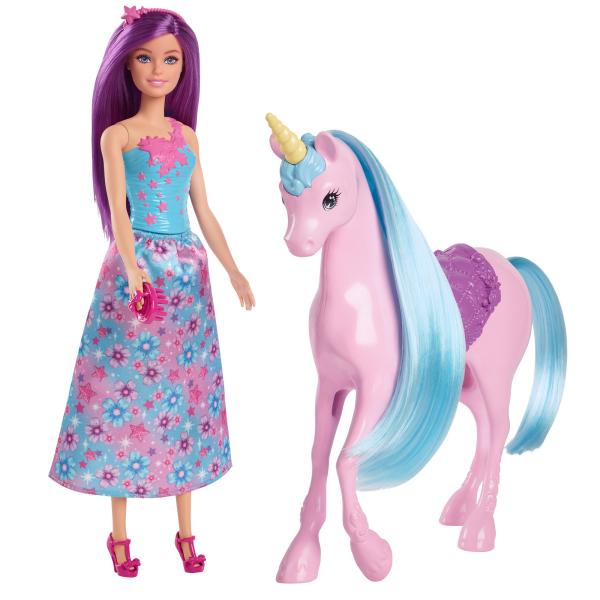 slide 21 of 21, BARBIE Doll & Unicorn, 1 ct