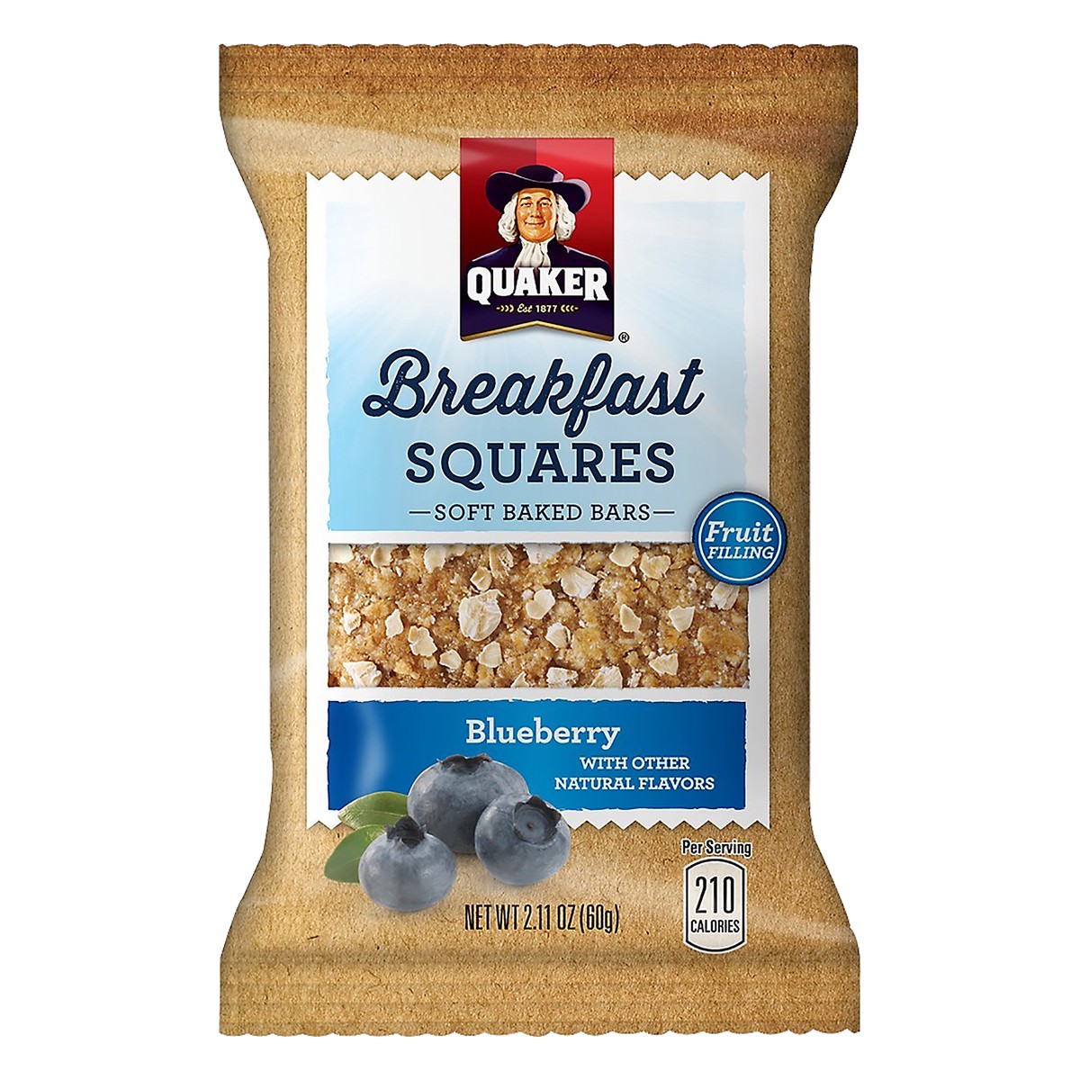 slide 2 of 5, Quaker Blueberry Breakfast Squares 2.11 oz, 2.11 oz