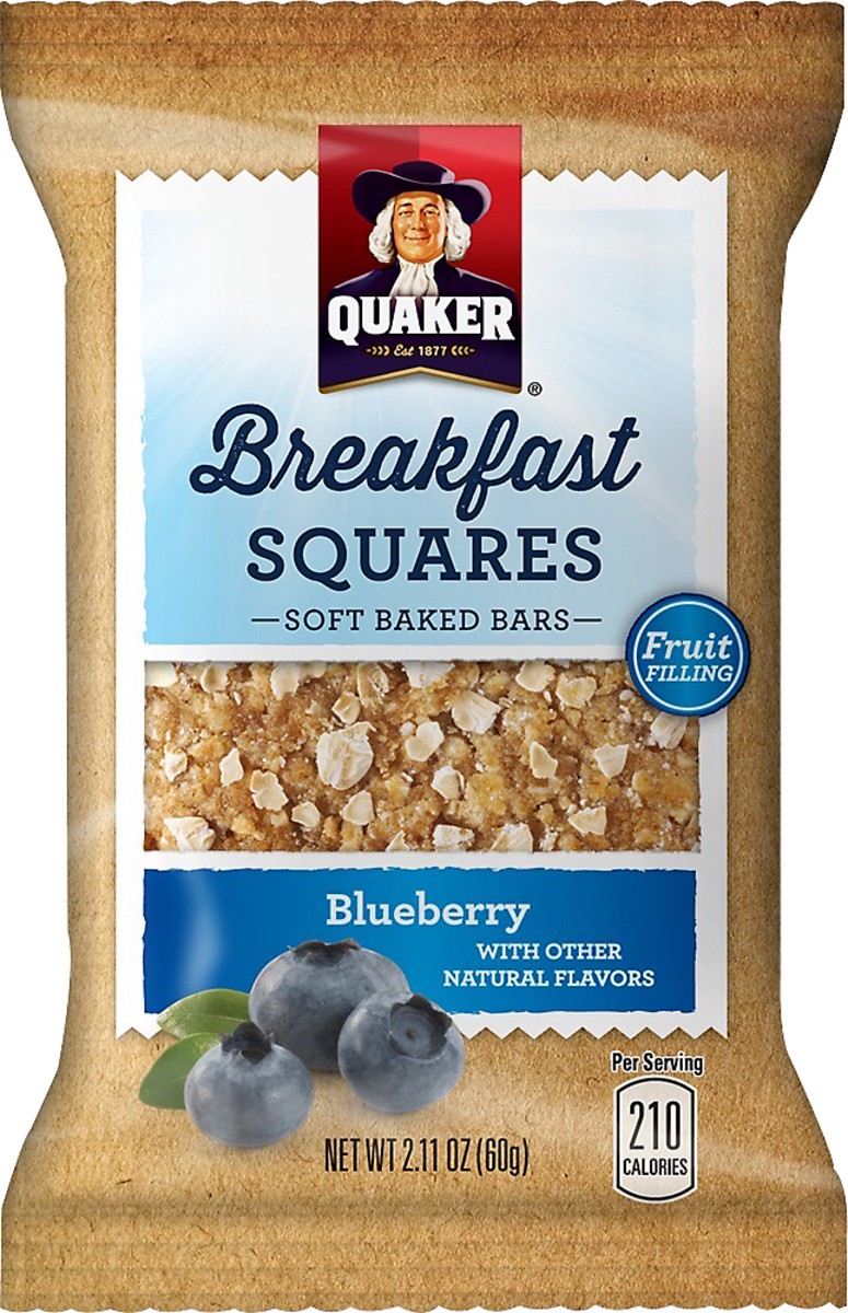 slide 5 of 5, Quaker Blueberry Breakfast Squares 2.11 oz, 2.11 oz