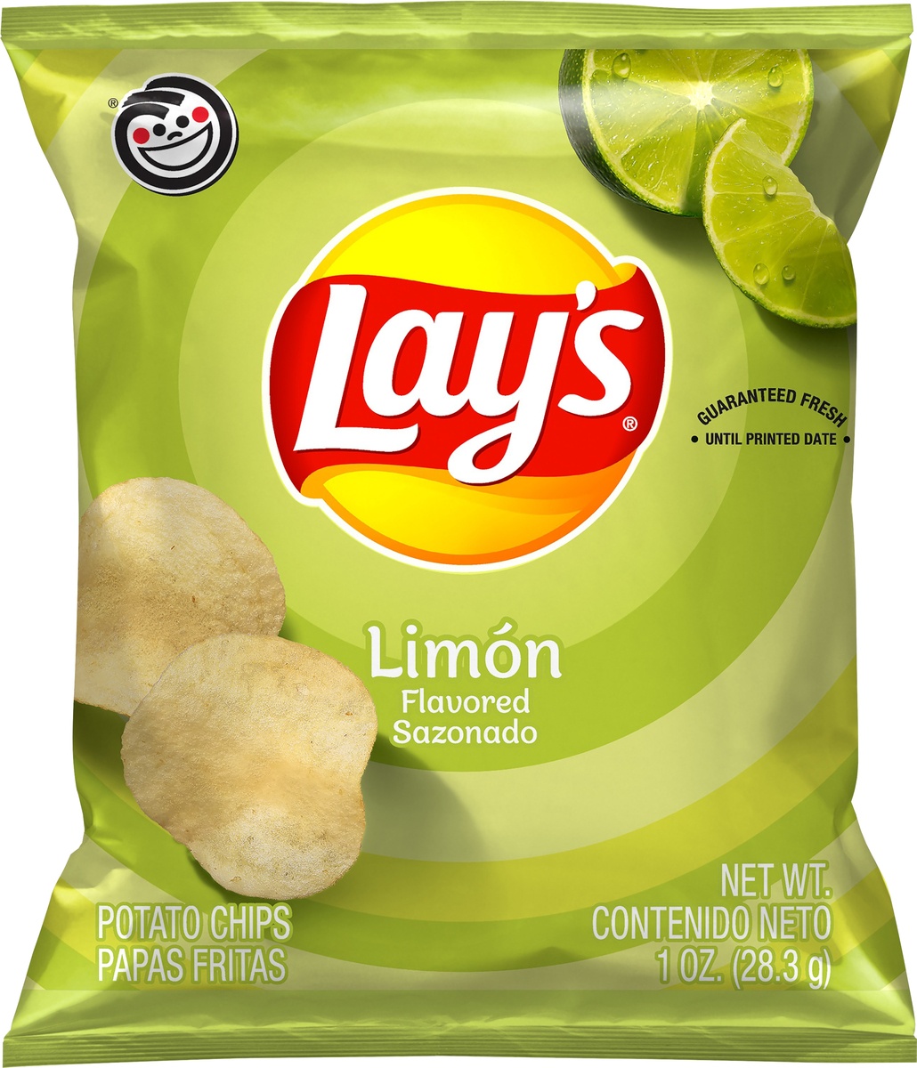 slide 4 of 5, Lay's Limon Potato Chips, 1 oz