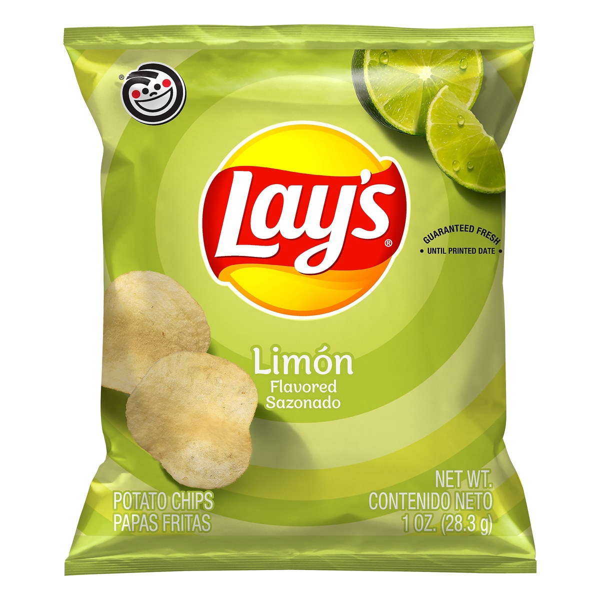 slide 1 of 5, Lay's Limon Potato Chips, 1 oz