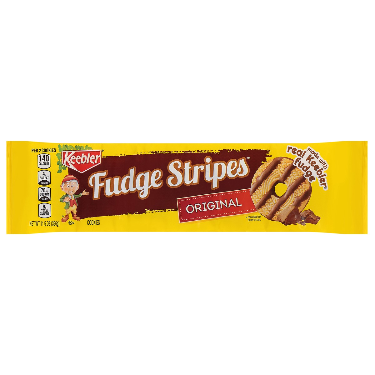 slide 1 of 5, Keebler Fudge Stripes Original Cookies 11.5 oz, 11.5 oz