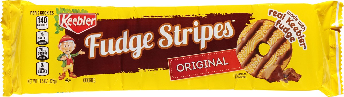 slide 1 of 5, Keebler Fudge Stripes Original Cookies 11.5 oz, 11.5 oz