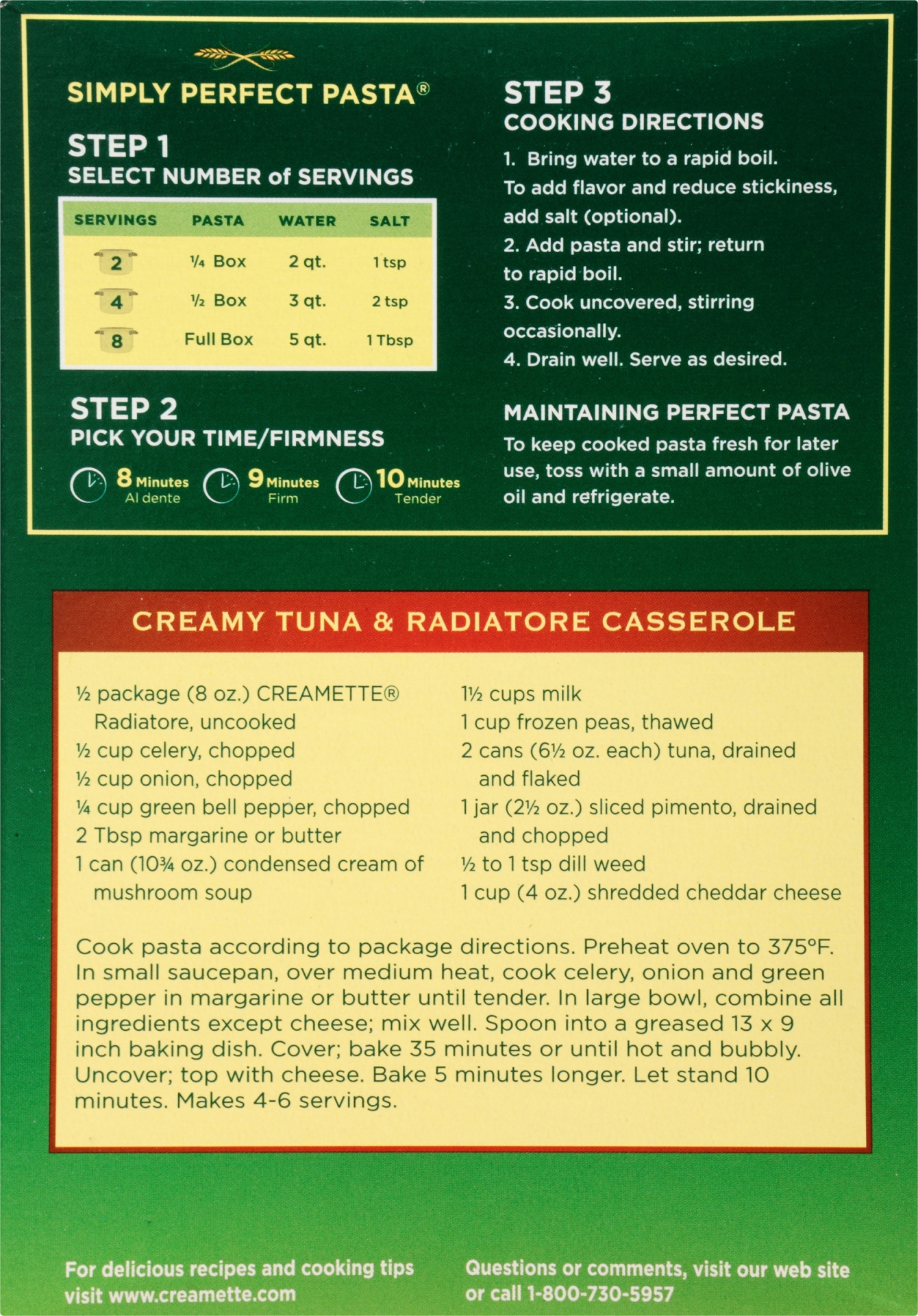 slide 6 of 8, Creamette Radiatore, 16 oz