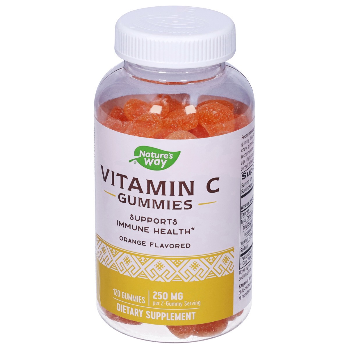 slide 4 of 9, Nature's Way 250 mg Orange Flavored Vitamin C Gummy 120 Gummies, 120 ct