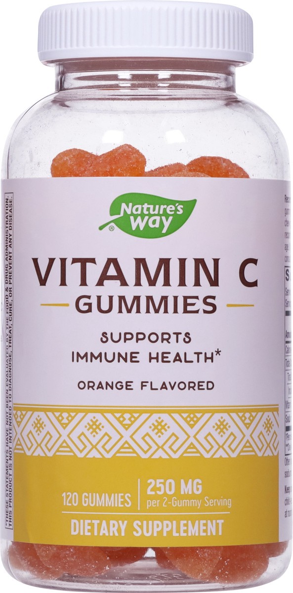 slide 8 of 9, Nature's Way 250 mg Orange Flavored Vitamin C Gummy 120 Gummies, 120 ct