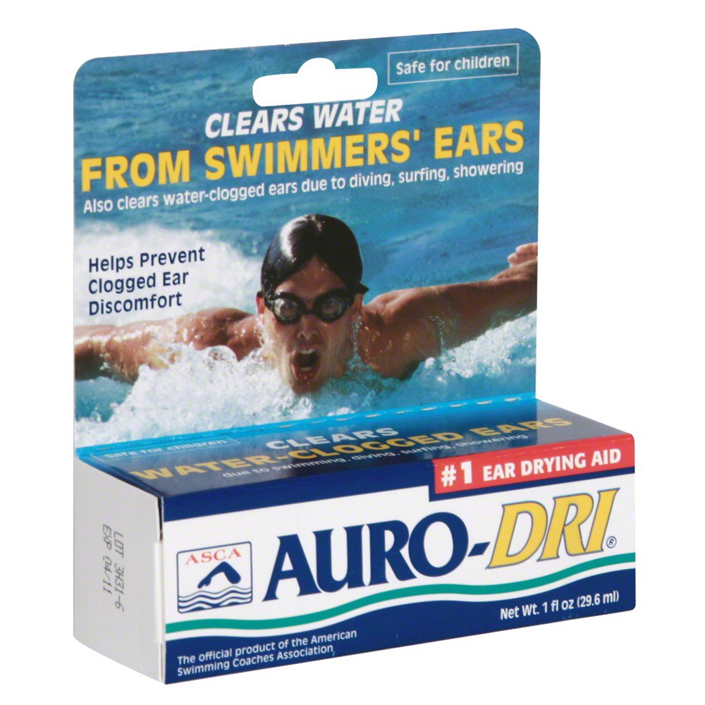 slide 1 of 1, Auro Dri Swimmers Ear Relief Drops, 1 oz