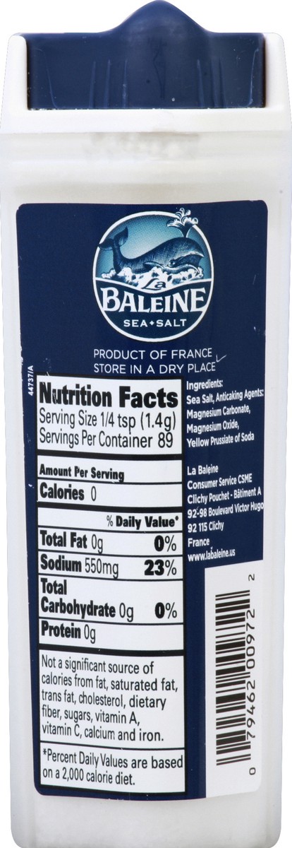 slide 6 of 6, La Baleine Fine Sea Salt, 4.4 oz