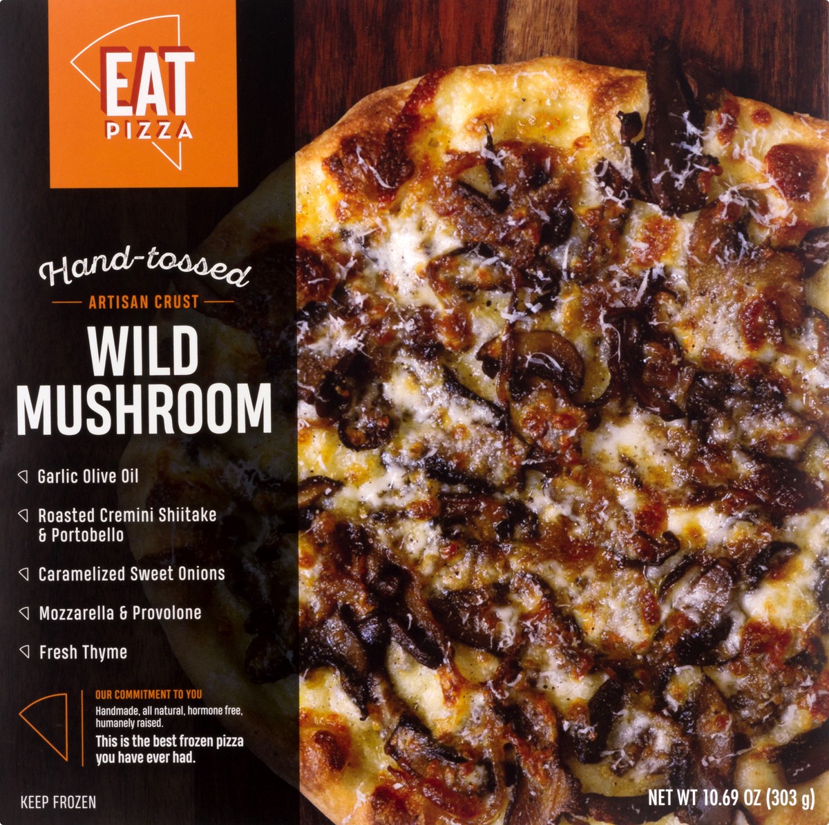 slide 6 of 9, Eat Pizza Hand-Tossed Artisan Crust Wild Mushroom Pizza 10.69 oz, 10.69 oz