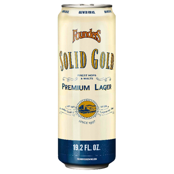 slide 1 of 1, Founders Solid Gold Lager, Single, 19.2 fl oz