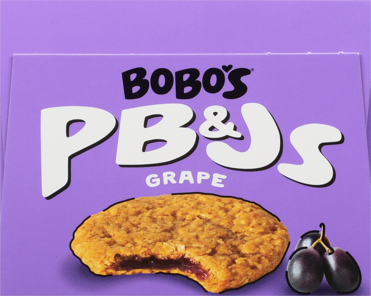 slide 3 of 9, Bobo's Grape PB&Js 4 - 2.1 oz Bars, 4 ct; 8.4 oz