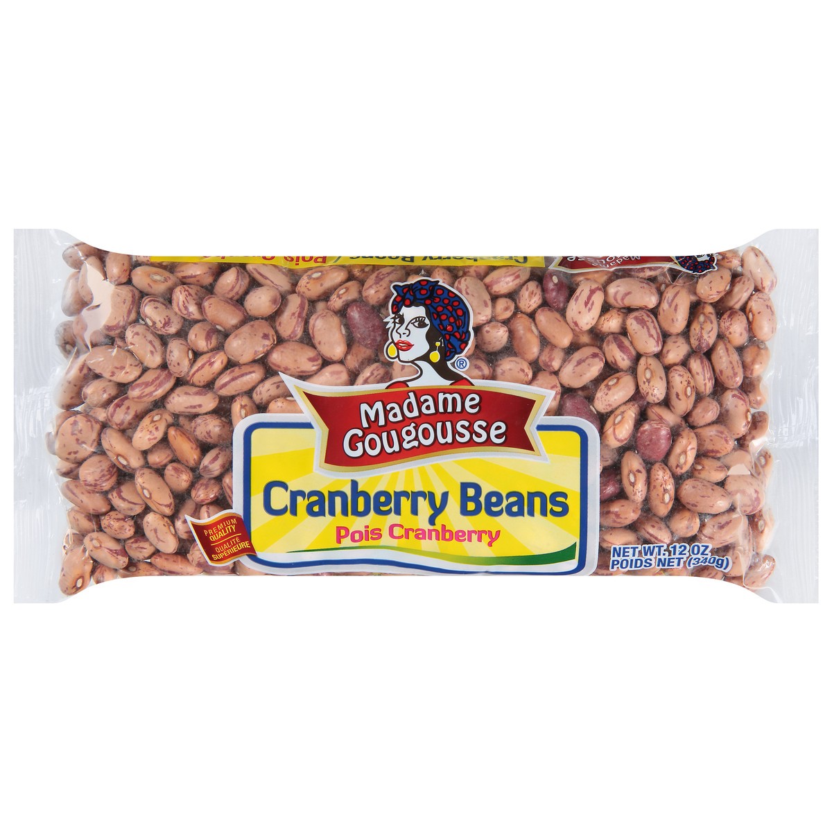 slide 7 of 11, Madame Gougousse Cranberry Bean - 12 oz, 12 oz