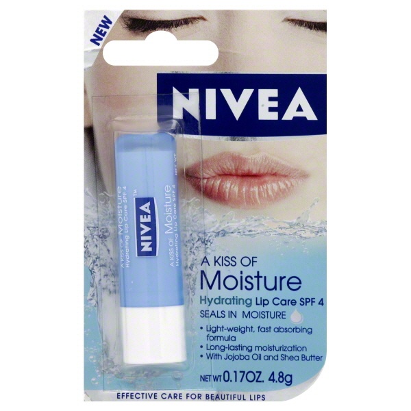 slide 1 of 1, Nivea Nivea Smoothness Lip Care Spf 15, 0.17 oz