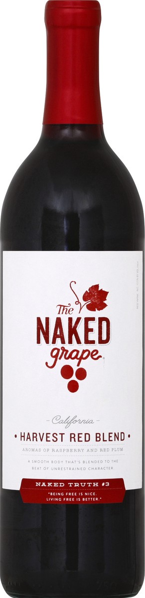 slide 3 of 3, Naked Grape Harvest Red Blend 750 ml, 750 ml