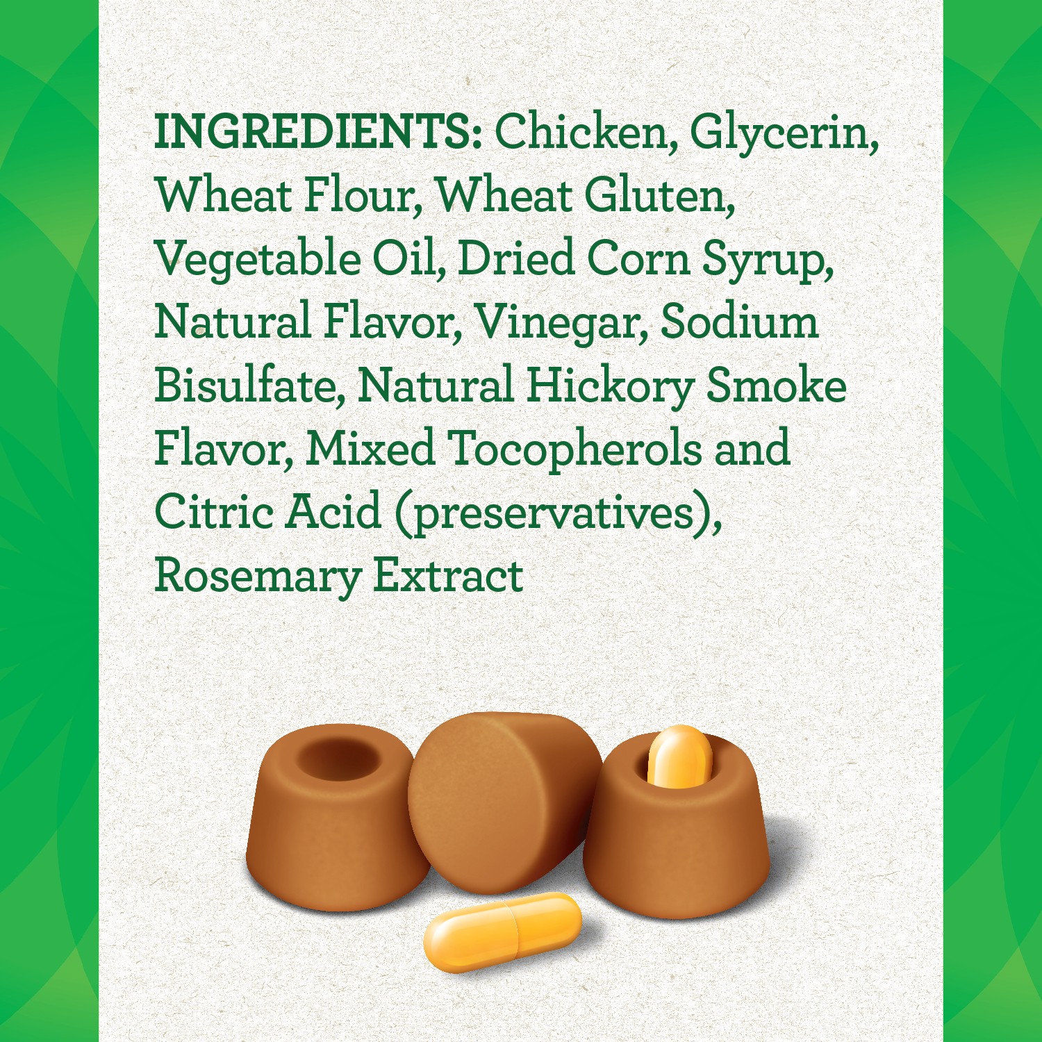 slide 5 of 5, Greenies Chewy Dog Treats Pill Pockets Chicken Capsule Size - 15.8oz/60ct, 15.8 oz