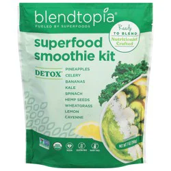 Blendtopia Detox Superfood Smoothie Kit - 7 oz