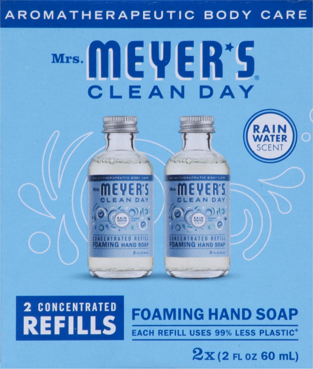 slide 9 of 9, Mrs. Meyer's Clean Day Foaming Rain Water Scent Hand Soap 2 ea, 2 ct