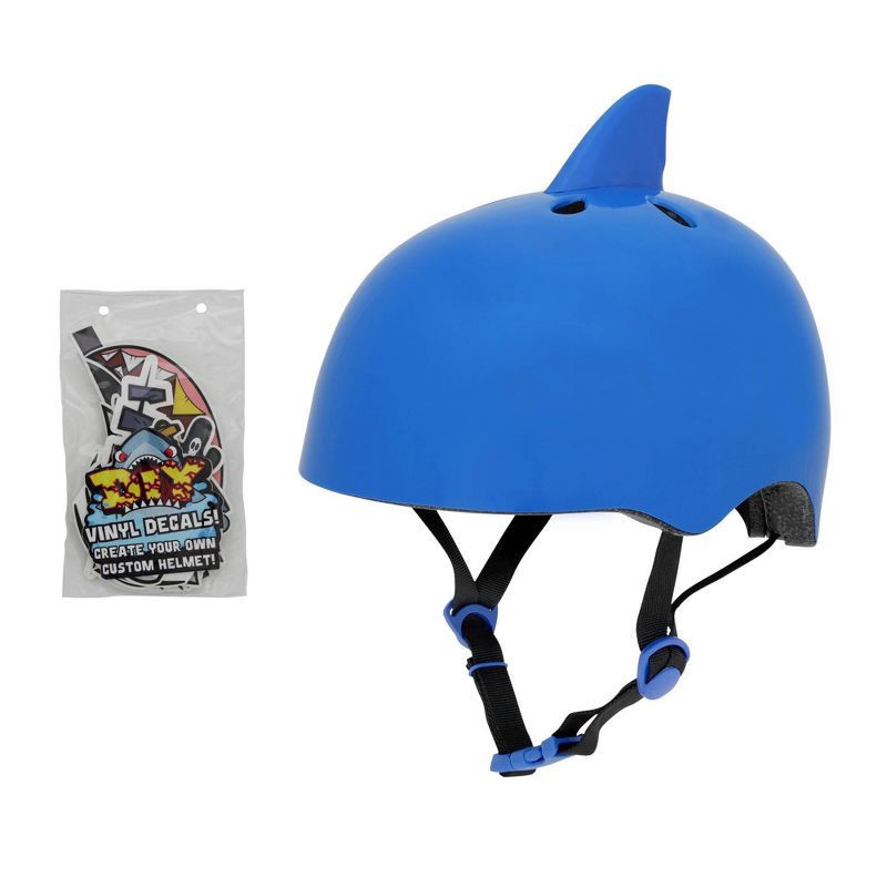 slide 11 of 14, Raskullz Cling Shark Child Helmet - Blue, 1 ct