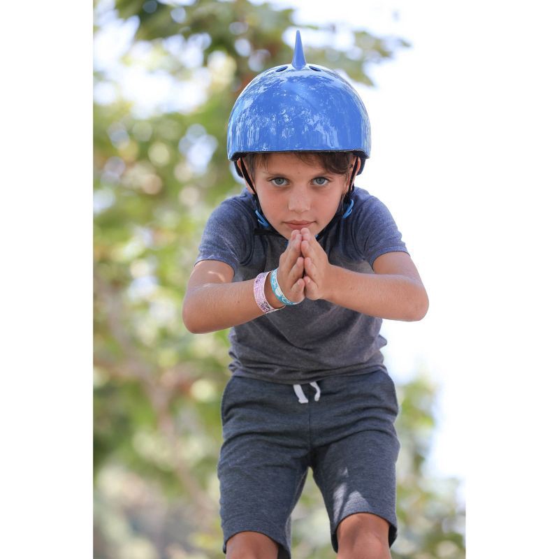 slide 3 of 14, Raskullz Cling Shark Child Helmet - Blue, 1 ct