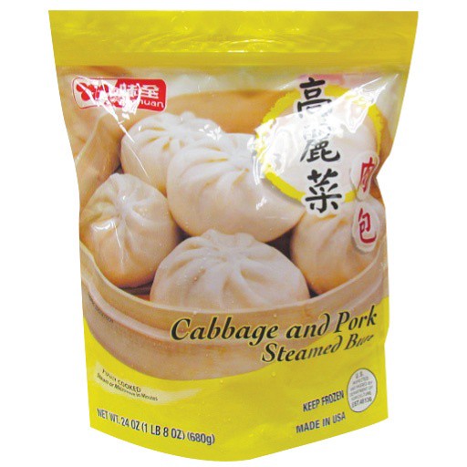 slide 1 of 1, Wei-Chuan Cabbage & Pork Steamed Bun, 24 oz