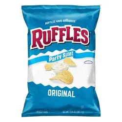 Ruffles Original Flavor Party Size Ridged Potato Chips - 13oz