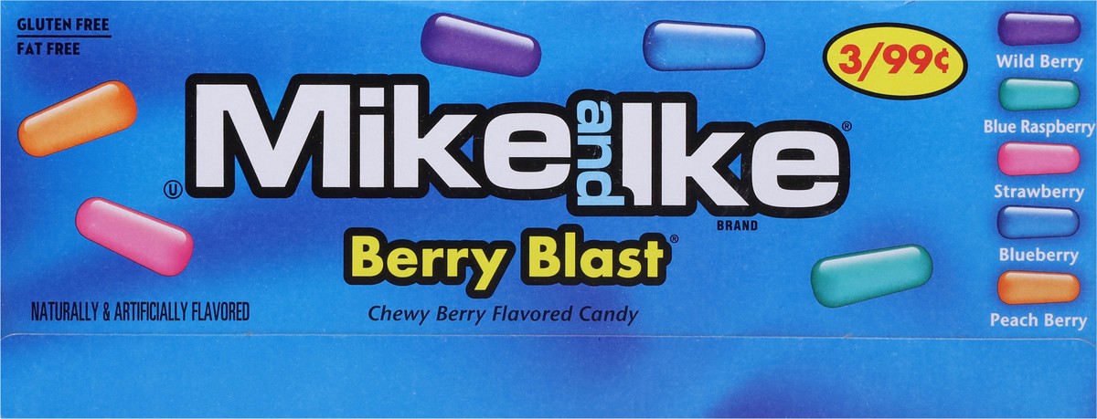 slide 8 of 13, MIKE AND IKE Berry Blast Candy 24 - 0.78 oz Packs, 24 ct