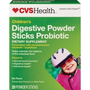 slide 1 of 1, CVS Health Kids Digestive Probiotic Powder Sticks, 20 ct