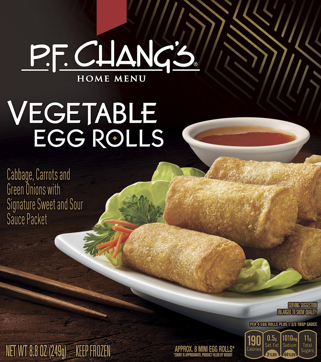 slide 7 of 8, P.F. Chang's Home Menu Vegetable Mini Egg Rolls, 8 ct; 8.8 oz