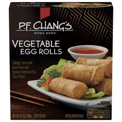 P.F. Chang''s Home Menu Vegetable Egg Rolls, Frozen Appetizers, 8.8 oz.