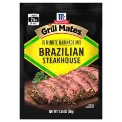 McCormick Grill Mates Marinade Mix - Brazilian Steakhouse, 1.06 oz