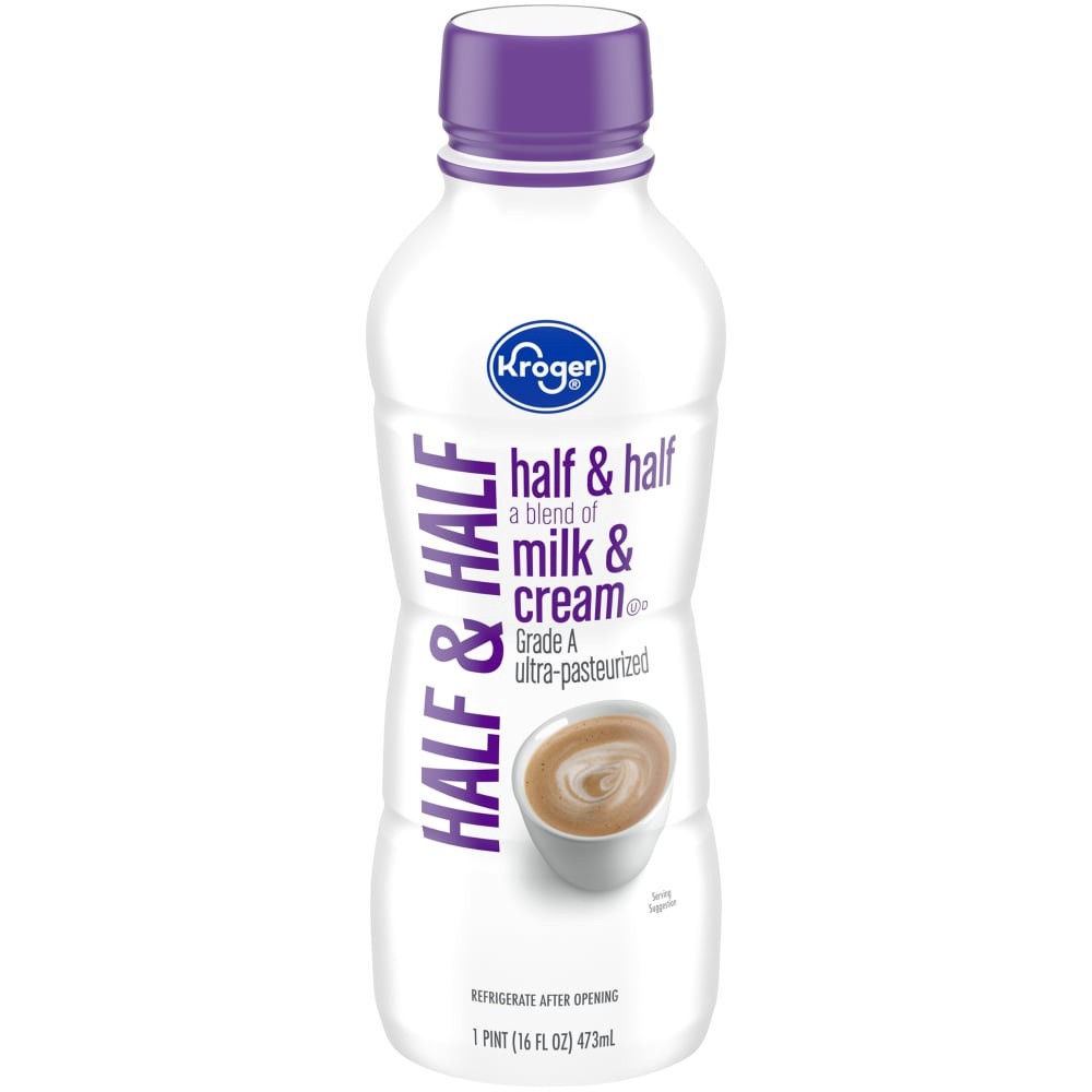 slide 1 of 3, Kroger Half & Half - 1 pint, 1 pint
