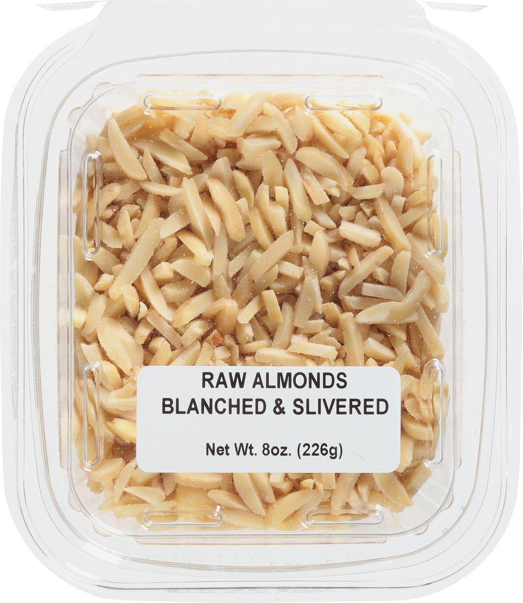 slide 6 of 9, JLM Manufacturing Blanched & Slivered Raw Almonds 8 oz, 8 oz