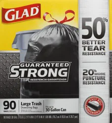 Glad Large Drawstring Trash Bags 90 ea