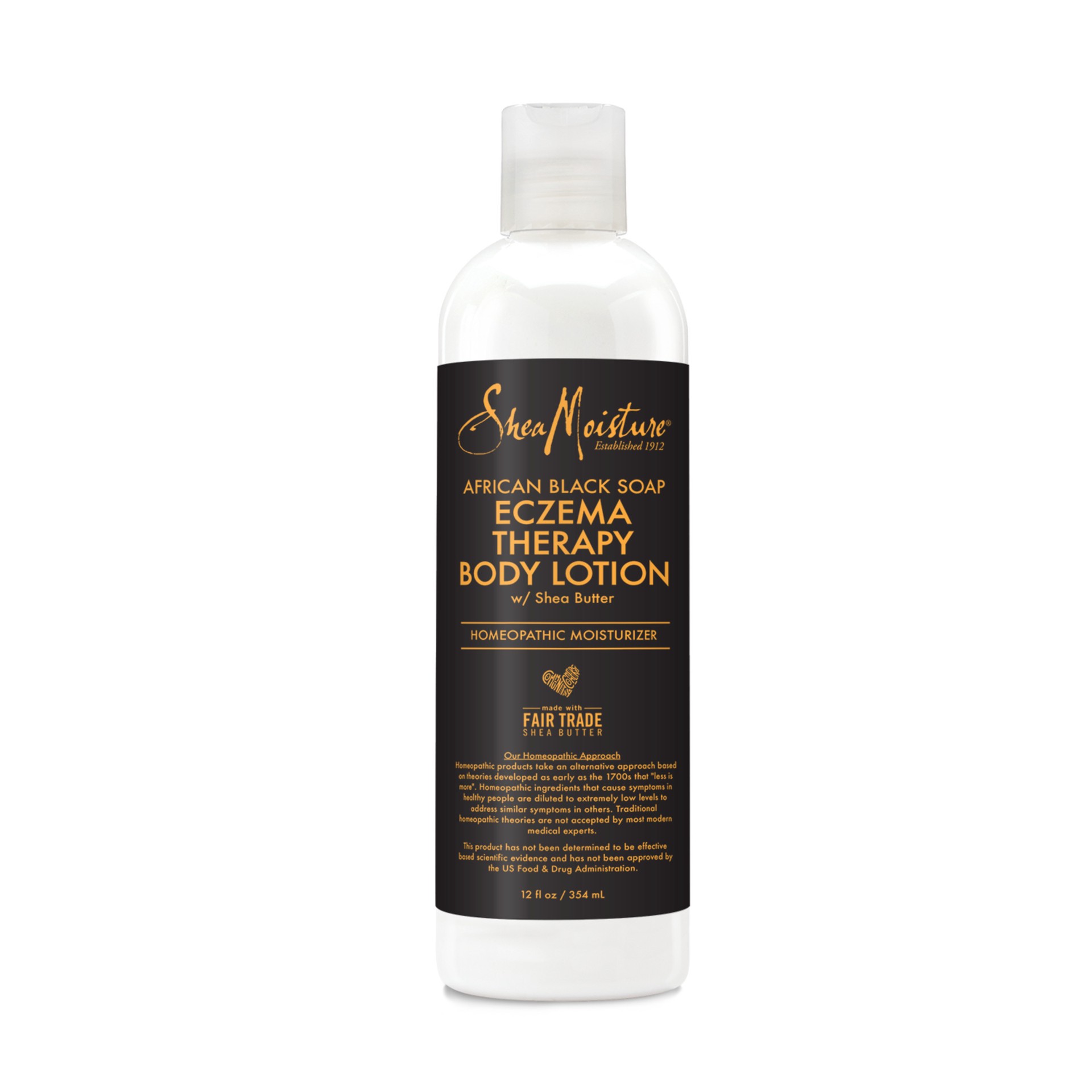 slide 1 of 2, SheaMoisture Eczema Therapy Body Lotion African Black Soap, 12 oz, 6 oz