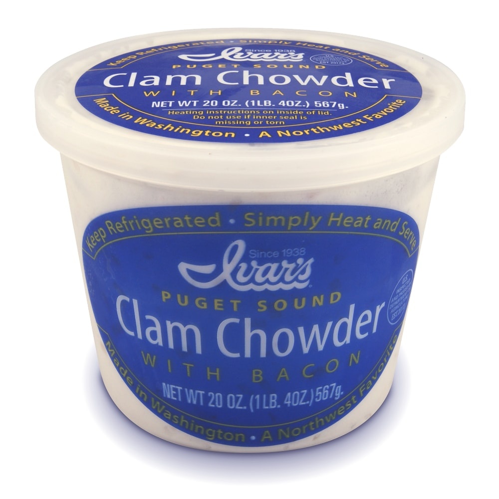 slide 1 of 1, Ivar's Ivars Clam Chowder White,