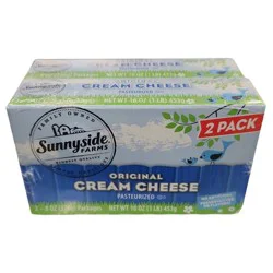 Sunnyside Farms, Cream Cheese, 2 Count