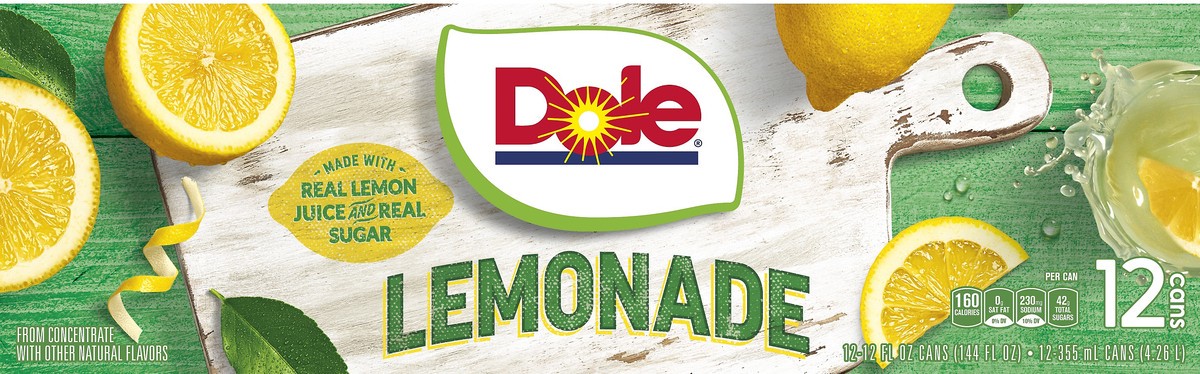 slide 2 of 8, Dole Lemonade - 12 ct, 12 ct