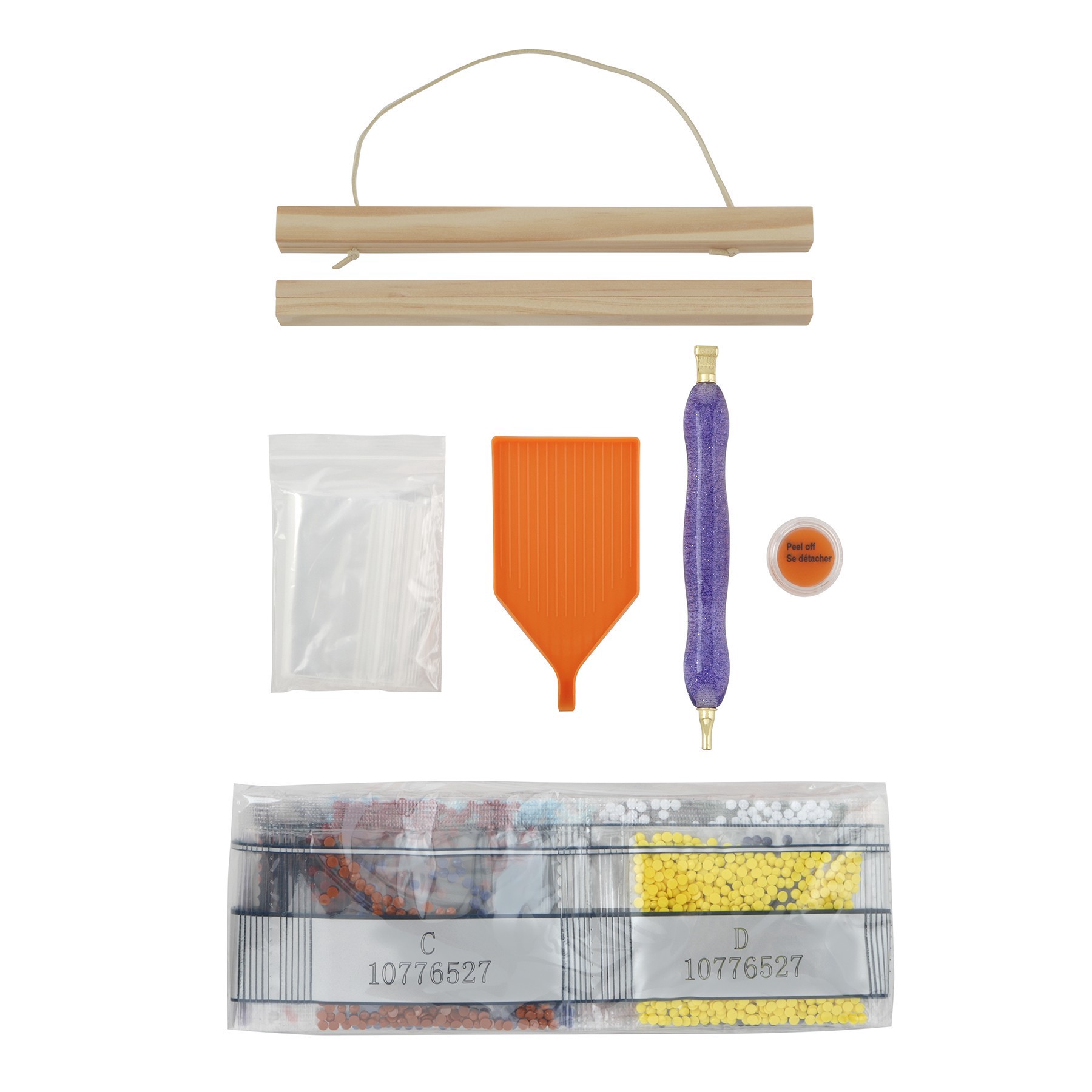 slide 2 of 4, 8" X 10" Horror Diamond Art Kit With Magnetic Frame By Make Market, 8 in x 10 in