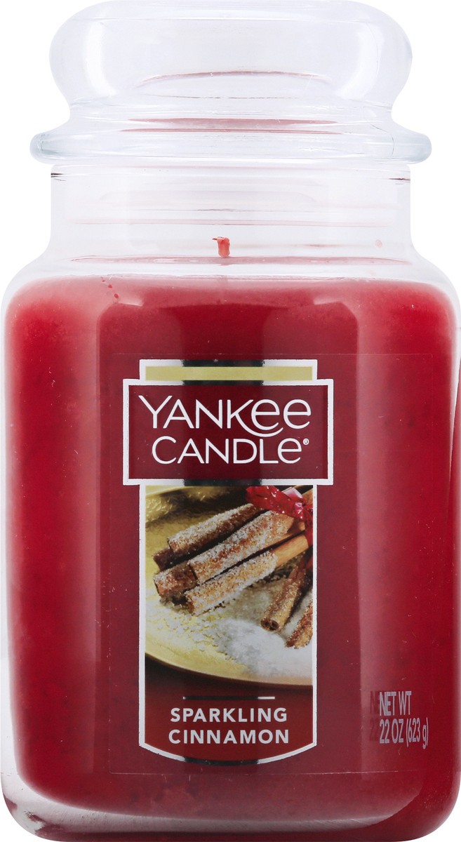 slide 1 of 10, Yankee Candle Sparkling Cinnamon Candle 22 oz, 22 oz