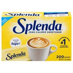 Splenda Zero Calorie Sweetener Packets 200 Count