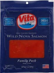 Vita Family Pack Wild Nova Deli Sliced-Smoked Salmon 8 oz