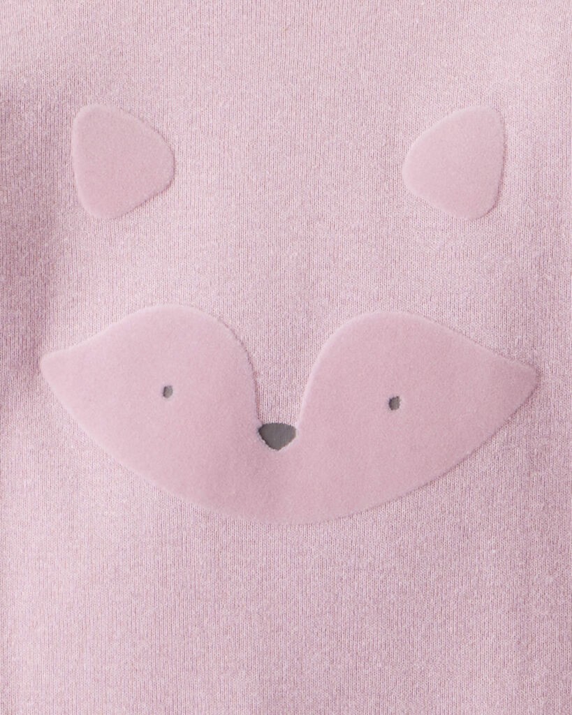 slide 3 of 5, Carter's Baby Girl 4-Pack Koala Print Cotton Long-Sleeve Multipack Bodysuits - Purple/White/Pink Multi 9M, 1 ct