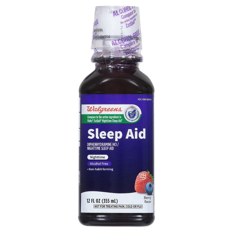 slide 2 of 5, Walgreens Wal-Sleep Z Berry Flavor Nighttime Sleep Aid, 12 fl oz