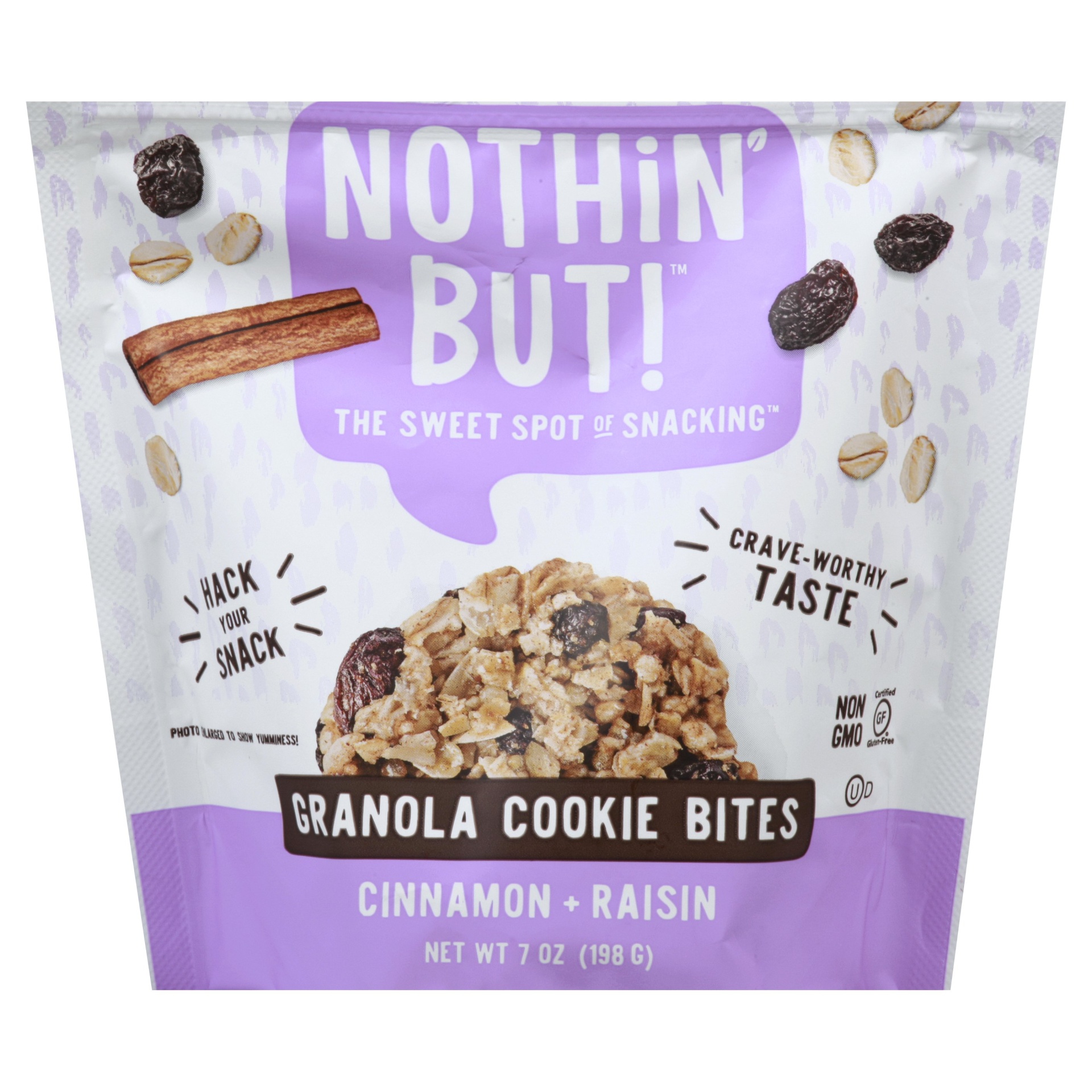 slide 1 of 2, Nothin' But Granola Cookie Bites 7 oz, 7 oz