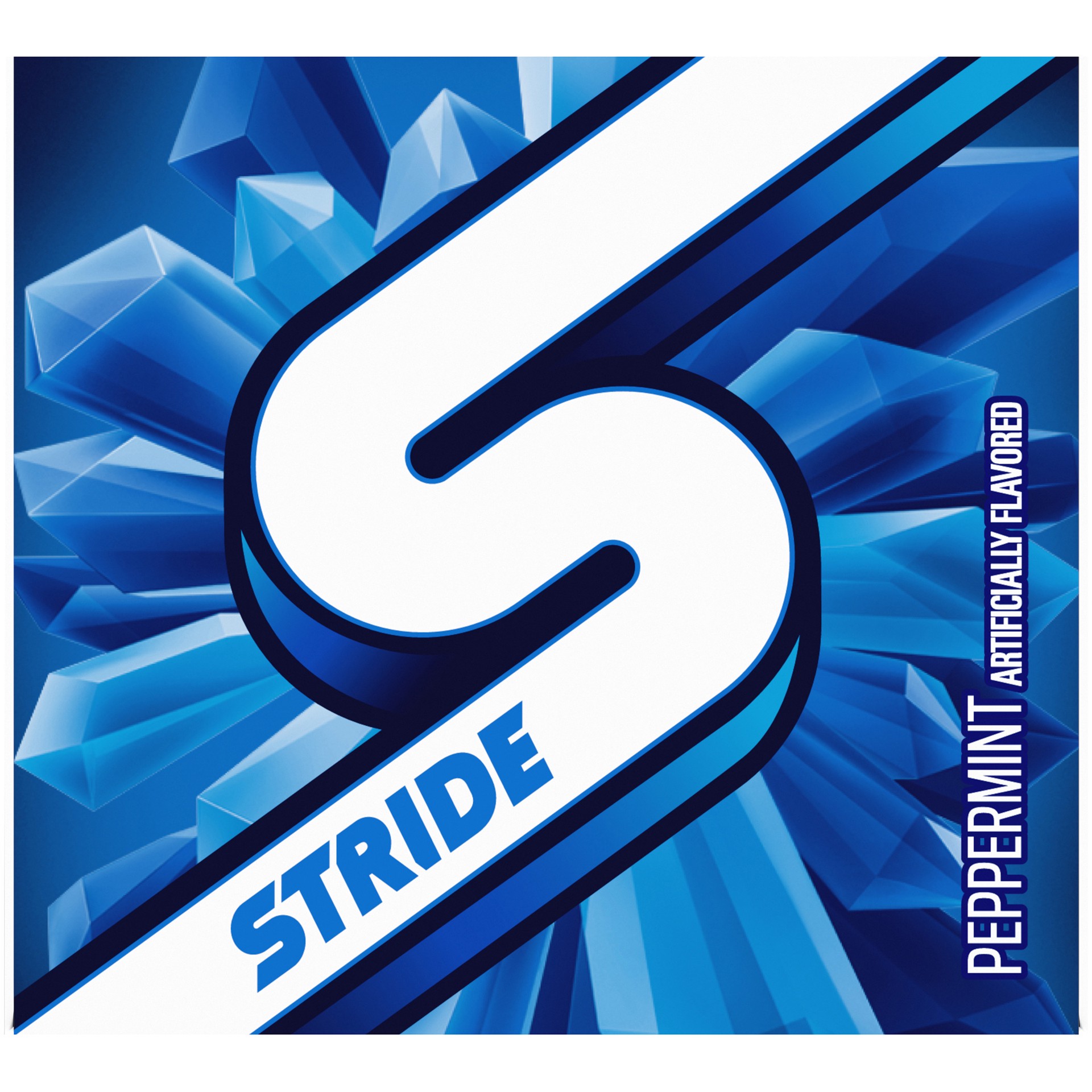 slide 6 of 8, Stride Peppermint Sugar Free Gum, 10 Packs of 14 Pieces (140 Total Pieces) - INNER PACK, 0.6 lb