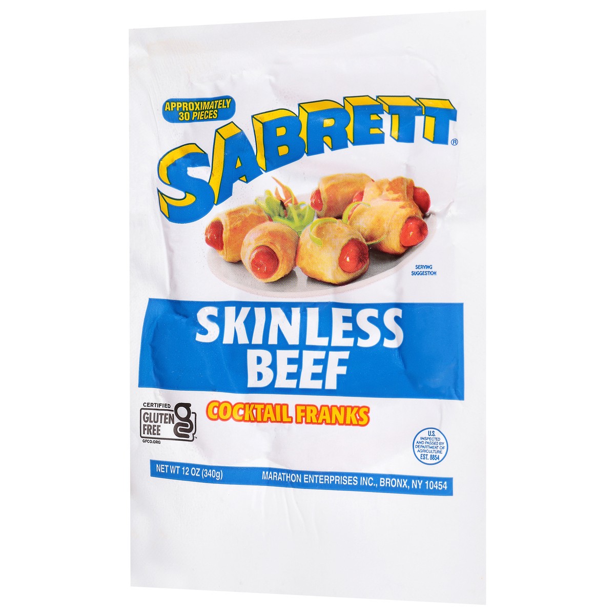 slide 11 of 15, Sabrett Skinless Cocktail Franks, 12 oz