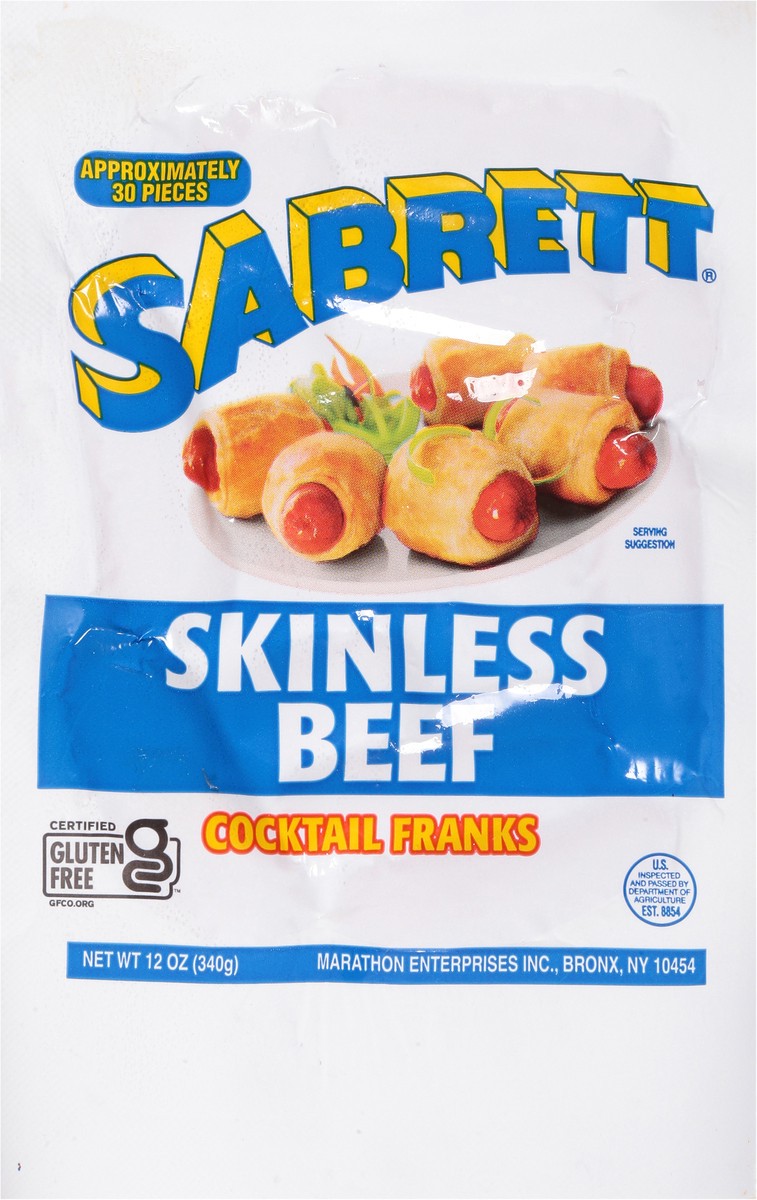 slide 8 of 15, Sabrett Skinless Cocktail Franks, 12 oz