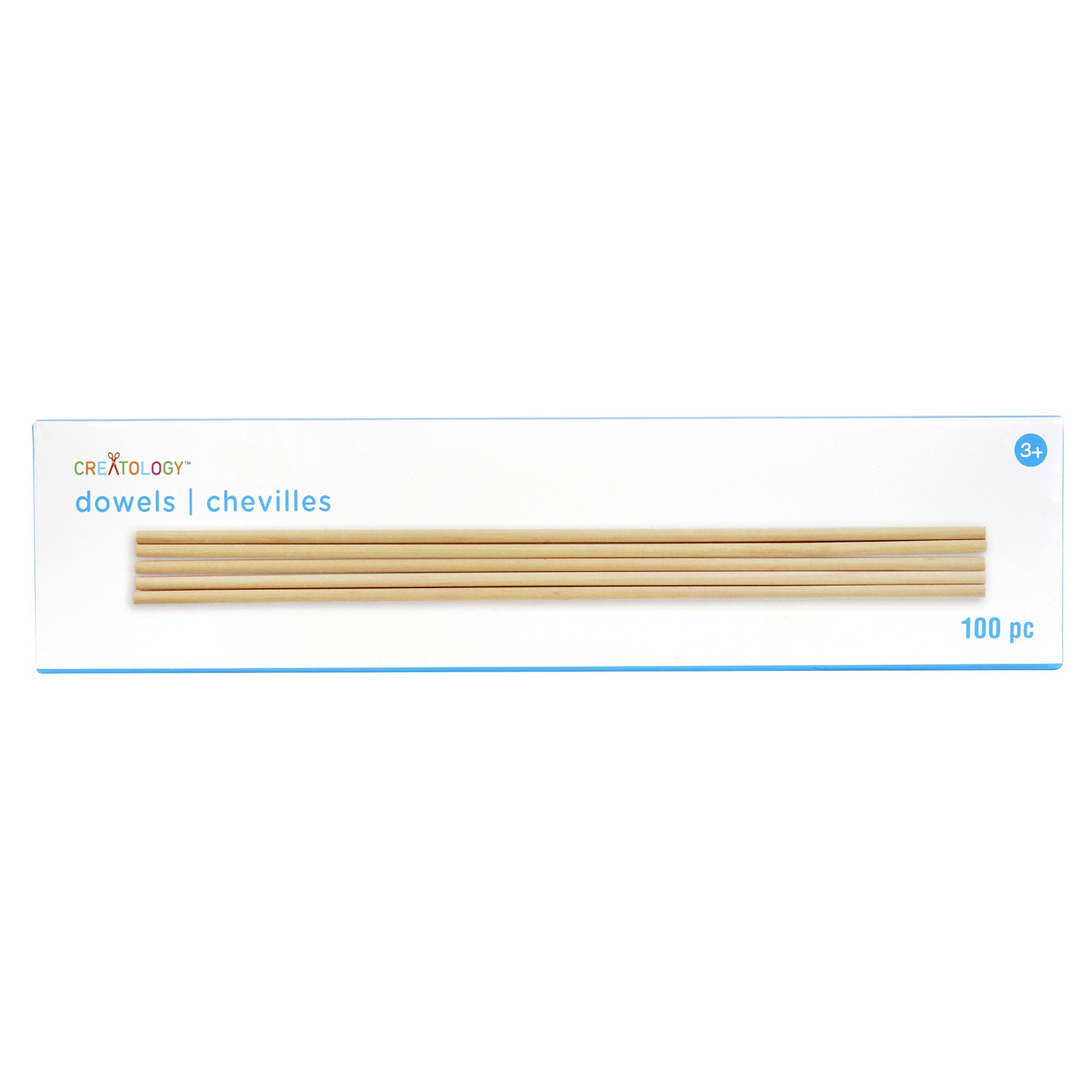 slide 2 of 2, Wooden Dowels By Creatology, 100ct., 100 ct