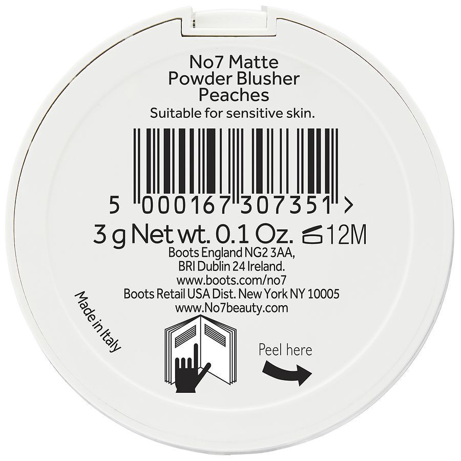 slide 2 of 5, No7 Matte Powder Blush - Peaches, 0.1 oz